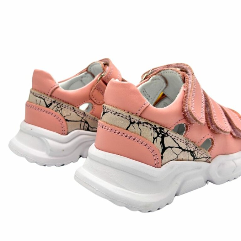 Дитячі анатомічні літні кросівки для дівчинки Ortomedica O24Y26-01 рожеві