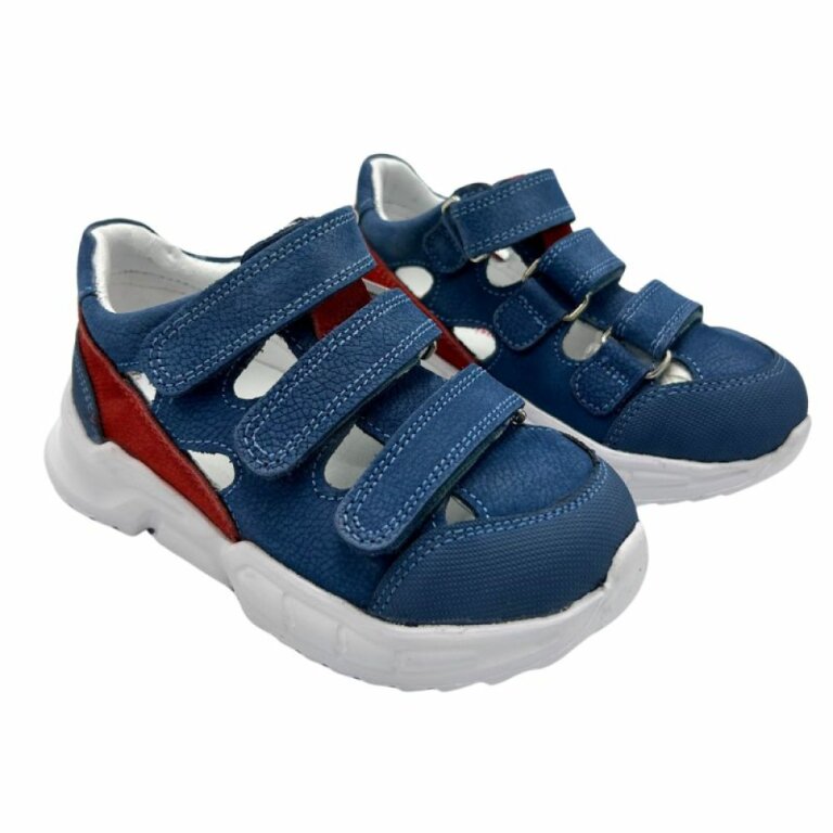 Дитячі анатомічні літні кросівки для хлопчика Ortomedica O24Y26-07 сині