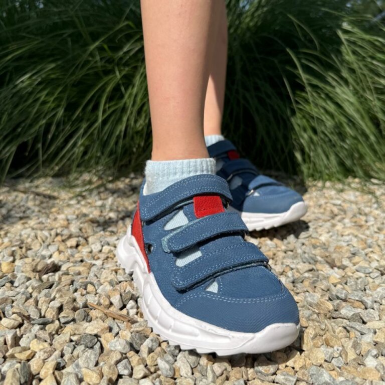 Дитячі анатомічні літні кросівки для хлопчика Ortomedica O24Y26-07 сині