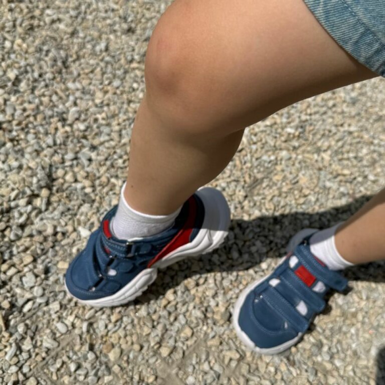 Дитячі анатомічні літні кросівки для хлопчика Ortomedica O24Y26-07 сині