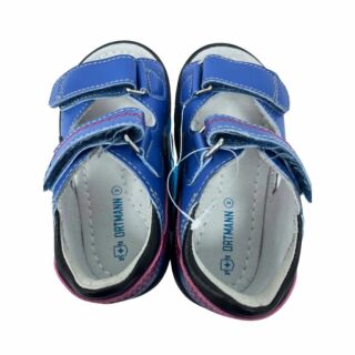УЦІНКА! Дитячі ортопедичні сандалі ORTMANN Kids Albenga 7.52.2-navy (взуття в парі має різний розмір) розмір 23/24