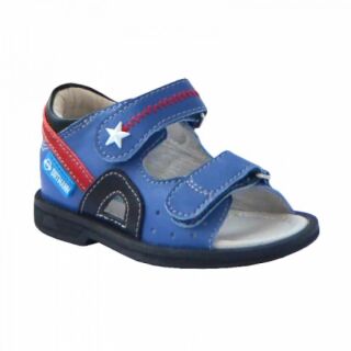 УЦІНКА! Дитячі ортопедичні сандалі ORTMANN Kids Albenga 7.52.2-navy (взуття в парі має різний розмір) розмір 23/24