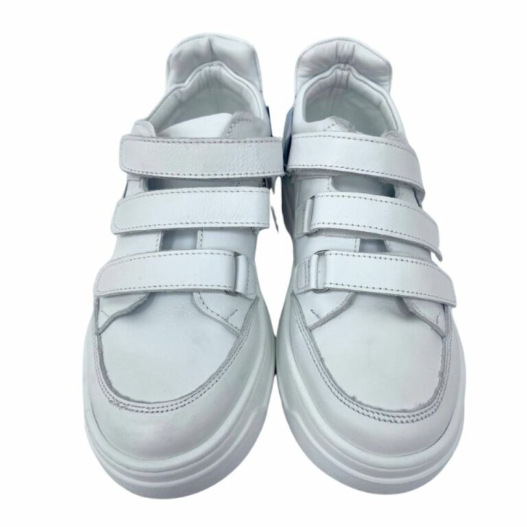 УЦІНКА! Дитячі Анатомічні кросівки Ortomedica ORTM 2 білі  (взуття в парі має різний розмір) розмір 35/36