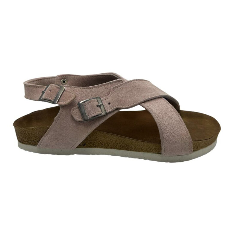 УЦІНКА! Босоніжки жіночі LUVI арт 201 пудрові (зламана застібка) розмір