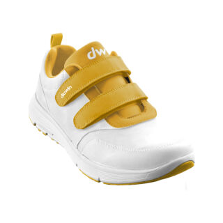Взуття ортопедичне Diawin Comfort Leather Happy Yellow для діабетичної та чутливої стопи, з високим підйомом