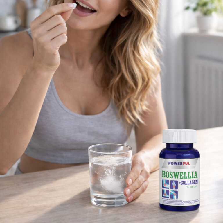 Дієтична добавка Босвелія+колаген POWERFUL капсули 1000,0 МГ(mg), № 90