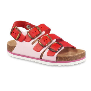 Детские анатомические сандалии ORTMANN Mons арт. 7.31.2-розовый/красный