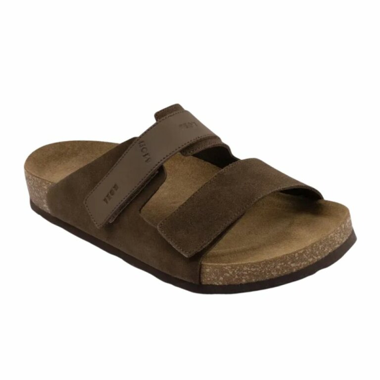 Шльопанці анатомічні чоловічі Leon 4704 коричневі