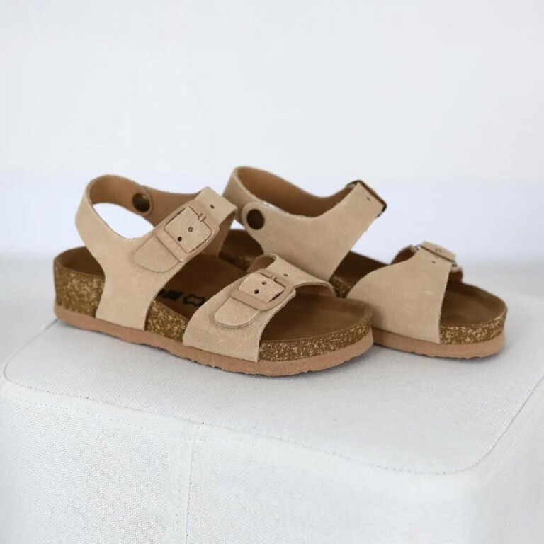 Сандалі дитячі LEON 4805 коричневий велюр