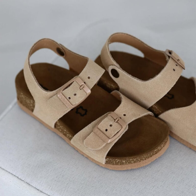 Сандалі дитячі LEON 4805 коричневий велюр