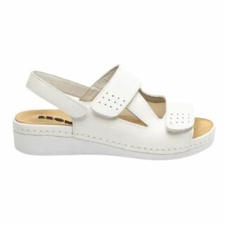 Босоніжки з вставкою для "кісточки" Leon 5020 білий