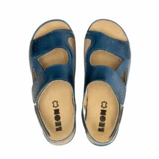 Босоніжки з вставкою для "кісточки" Leon 5020 сині