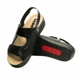 Босоніжки з вставкою для "кісточки" Leon 5020 чорні