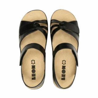 Босоніжки з вставкою для "кісточки" Leon 5020 чорні