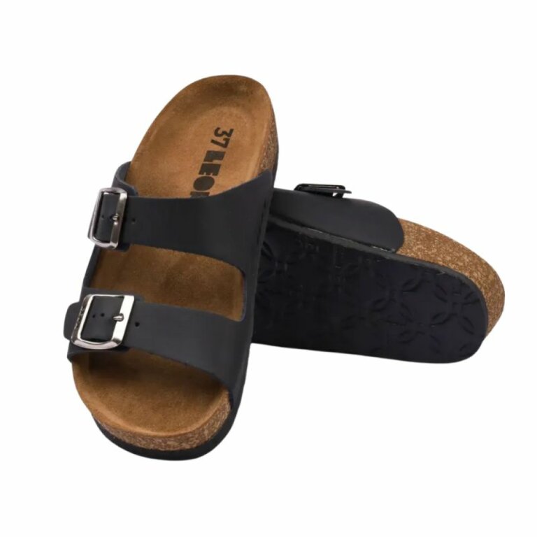 Шльопанці жіночі Leon 4010 чорний баккар