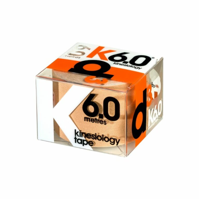 Кінезіо тейп D3 K6.0 (50 мм * 6 м) бежевий