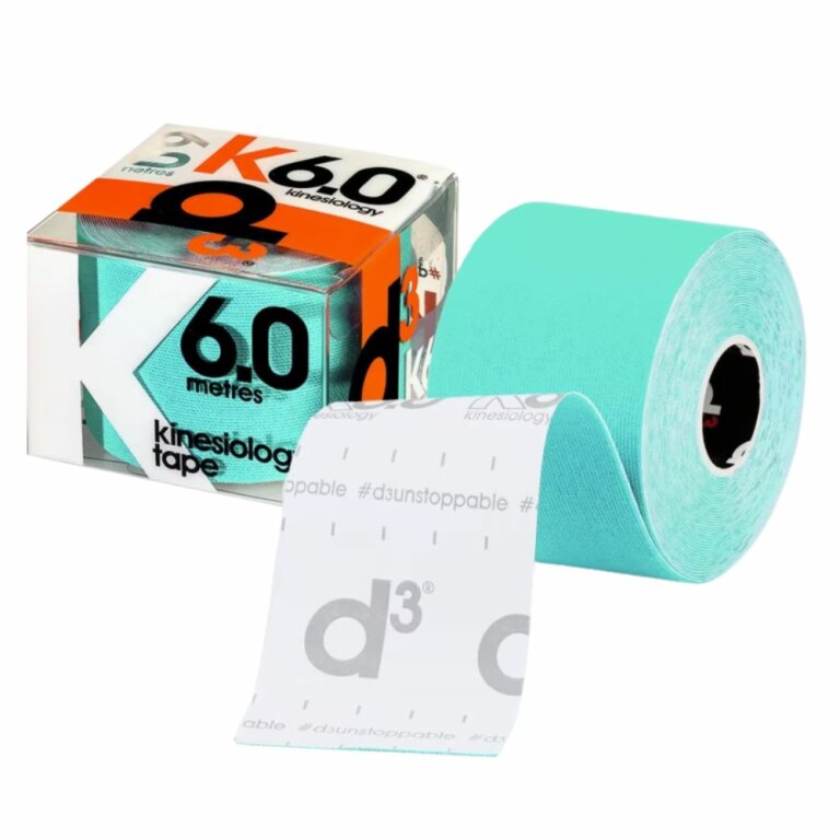 Кінезіо тейп D3 K6.0 (50 мм * 6 м) м'ятний
