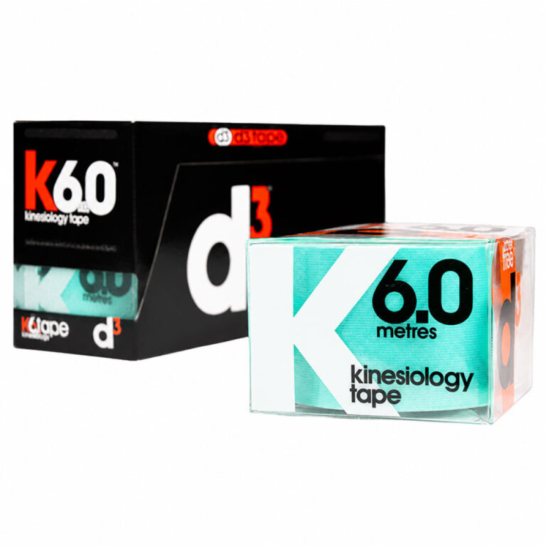 Кинезио тейп D3 K6.0 (50 мм * 6 м) мятный