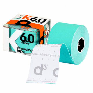 Кінезіо тейп D3 K6.0 (50 мм * 6 м) м'ятний