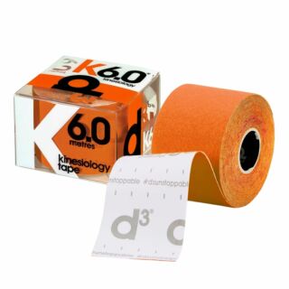 Кинезио тейп D3 K6.0 (50 мм * 6 м) оранжевый
