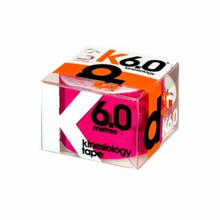 Кинезио тейп D3 K6.0 (50 мм * 6 м) розовый