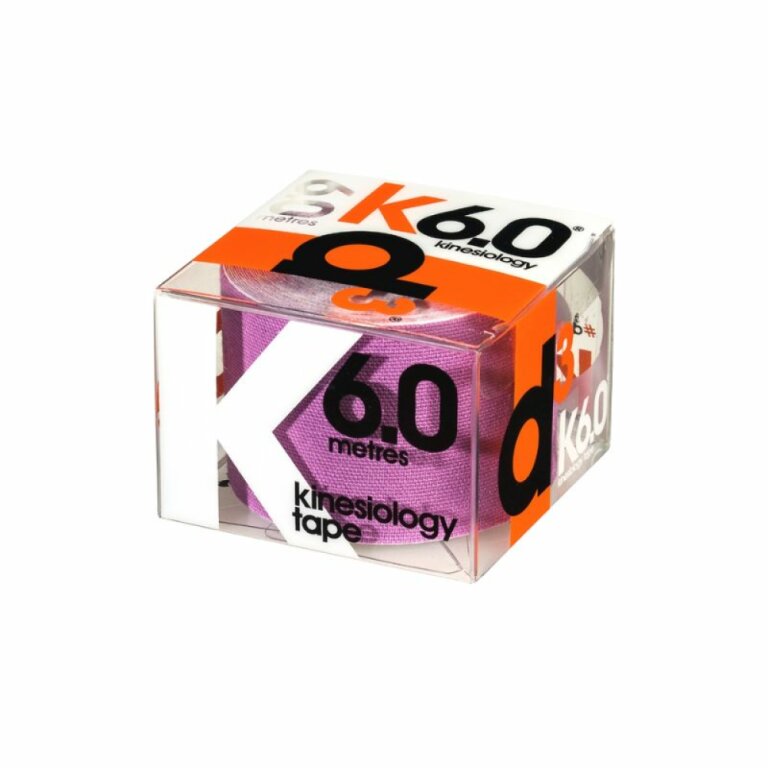 Кінезіо тейп D3 K6.0 (50 мм * 6 м) фіолетовий
