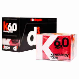 Кінезіо тейп D3 K6.0 (50 мм * 6 м) червоний