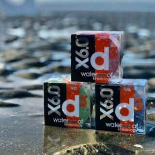 Кінезіо тейп водонепроникний D3 X6.0 Xtreme (50 мм * 6 м) лайм