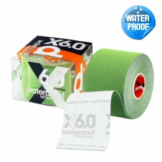 Кінезіо тейп водонепроникний D3 X6.0 Xtreme (50 мм * 6 м) лайм
