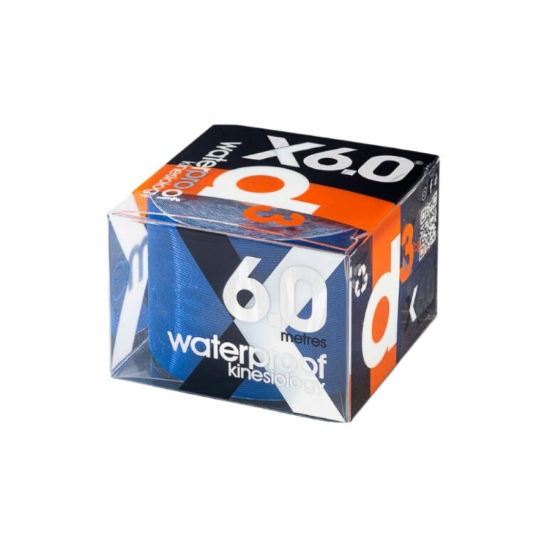 Кінезіо тейп водонепроникний D3 X6.0 Xtreme (50 мм * 6 м) електрик
