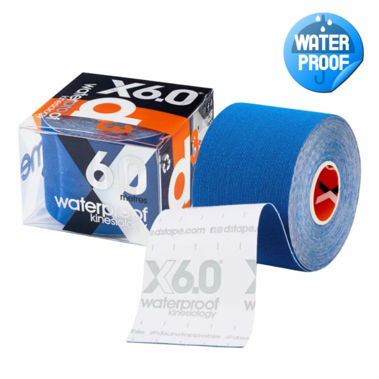 Кінезіо тейп водонепроникний D3 X6.0 Xtreme (50 мм * 6 м) електрик