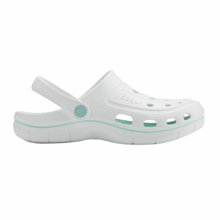 Сабо (крокси) жіночі COQUI JUMPER 6352 білий/м'ятний