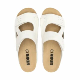 Шльопанці жіночі Leon 5010 білі