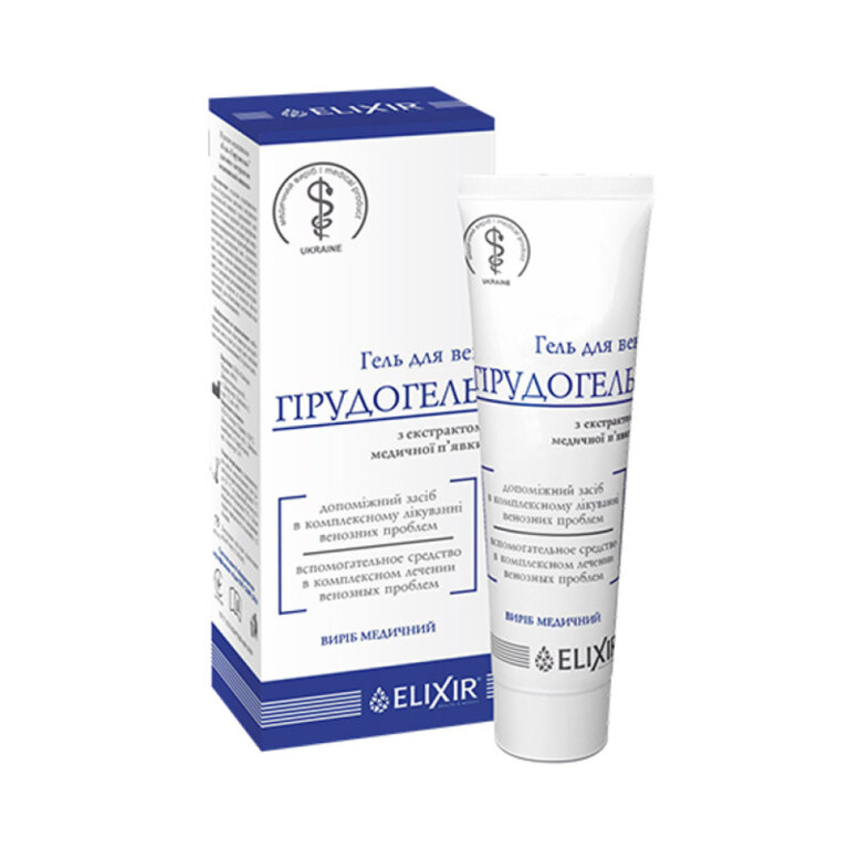 Еліксір Гель "Гірудогель" для вен з екстрактом медичної п'явки 75 ml