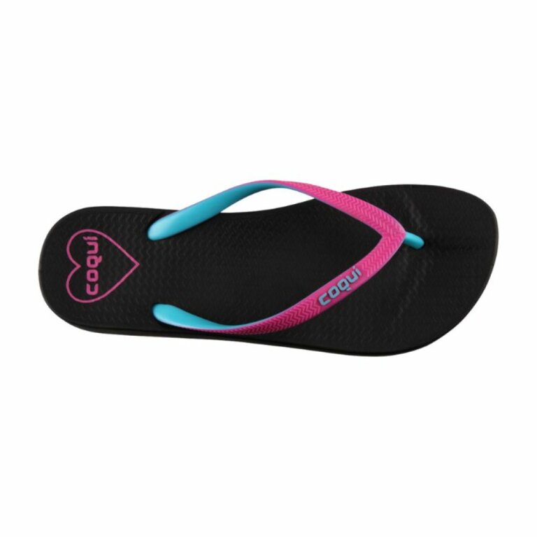 В'єтнамки жіночі COQUI KAJA (1326 Black/Magenta) чорний/рожевий