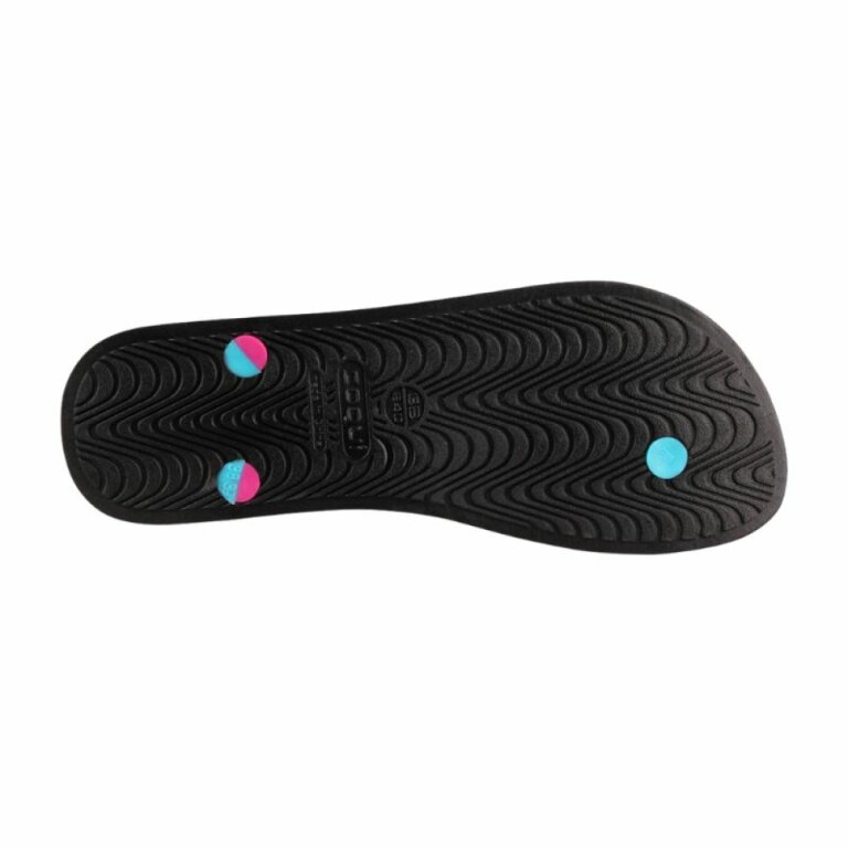 В'єтнамки жіночі COQUI KAJA (1326 Black/Magenta) чорний/рожевий