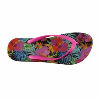 В'єтнамки жіночі COQUI KAJA (1327 Jungle flowers/Fuchsia) рожевий/різнокольоровий