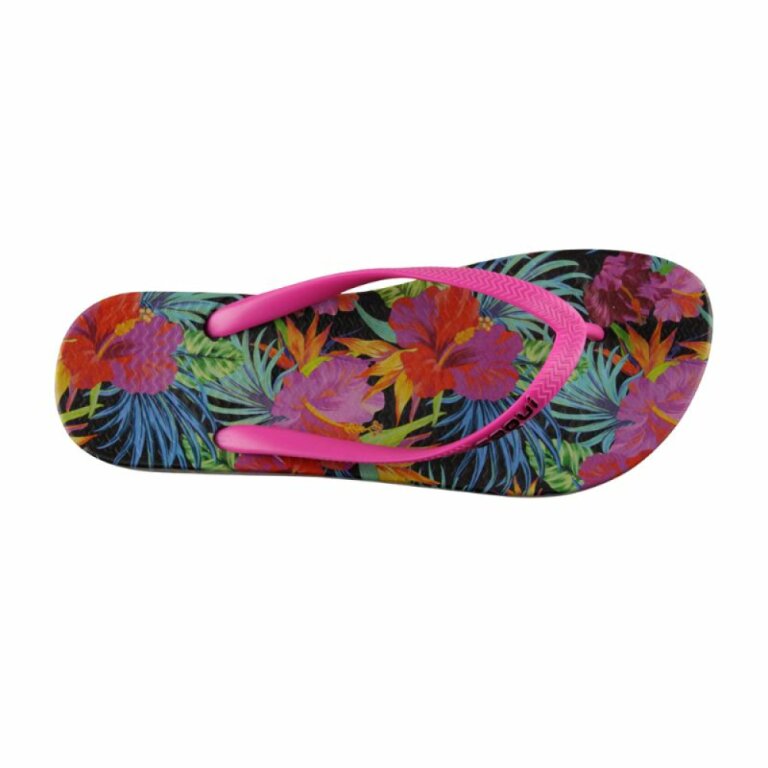 В'єтнамки жіночі COQUI KAJA (1327 Jungle flowers/Fuchsia) рожевий/різнокольоровий