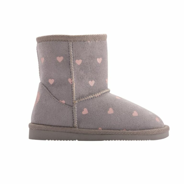 Дитячі чоботи COQUI Valenka (172 Grey hearts) світло-сірий