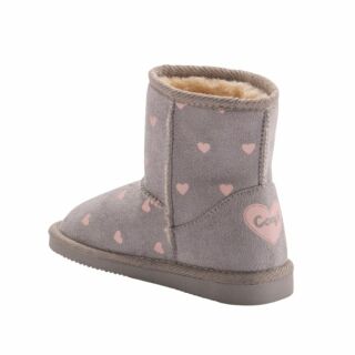Дитячі чоботи COQUI Valenka (172 Grey hearts) світло-сірий