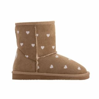 Дитячі чоботи COQUI Valenka (172 Lt. brown hearts) коричневий