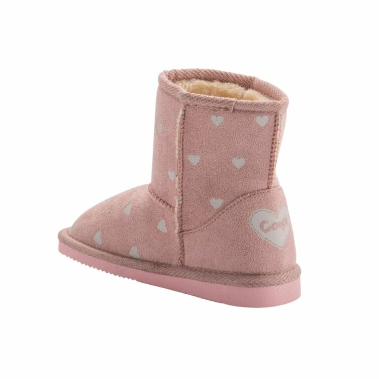 Дитячі чоботи COQUI Valenka (172 Powder pink hearts) світло-рожевий
