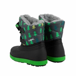 Дитячі чоботи сноубутси COQUI BERGY (5032 Antracit tree) чорний/сірий/зелений