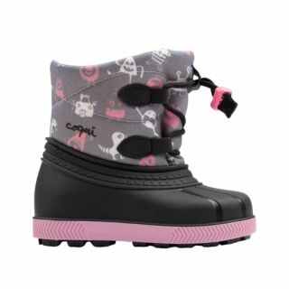Дитячі чоботи сноубутси COQUI BERGY (5032 Mid. grey ufo) чорний/сірий