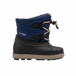 Дитячі чоботи сноубутси COQUI BERGY (5032 Navy bird) чорний/синій