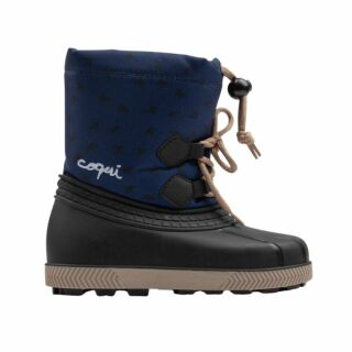 Дитячі чоботи сноубутси COQUI BERGY (5033 Navy bird) чорний/синій