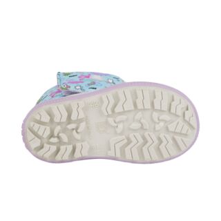 Дитячі чоботи сноубутси COQUI MIKI (5042 White/Lt. mint hero) сірий/м'ятний/фіолетовий