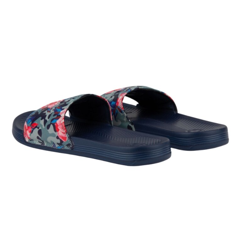 Шльопанці жіночі COQUI SANA (6343 Navy camo roses) синій/квітковий принт