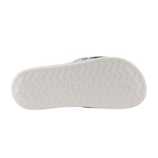 Шльопанці жіночі COQUI SANA (6343 Pearl blooming flowers) білий/різнокольоровий/квітковий принт