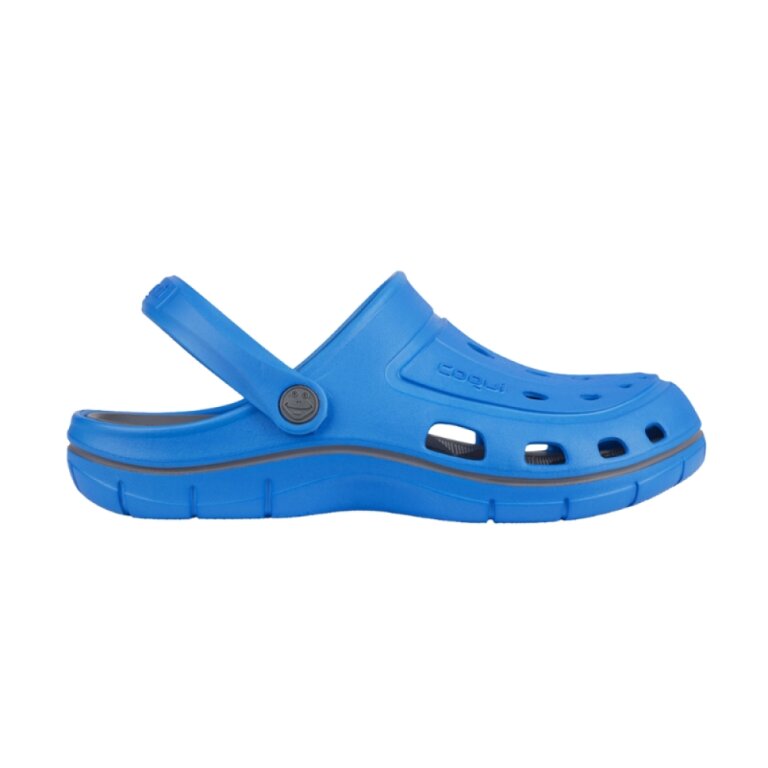 Сабо (кроксы) COQUI мужские JUMPER (6351 Sea blue/Dk. grey) голубой/серый